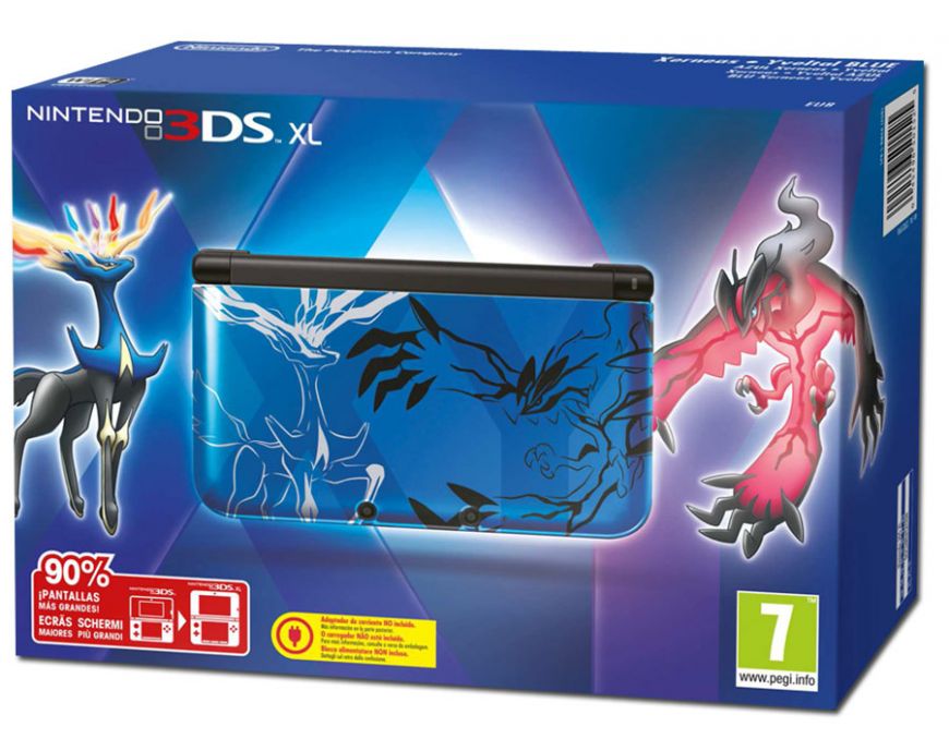 Nintendo 3ds xl xerneas shop yveltal blue