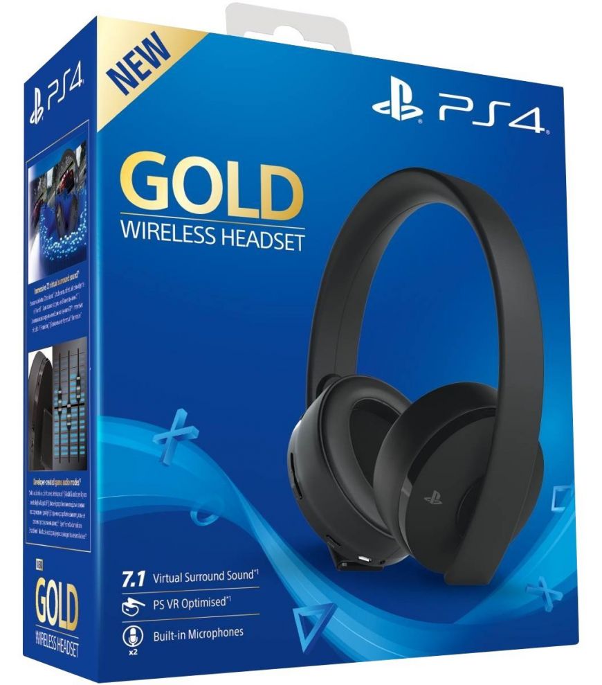 Acquista Sony Cuffie Gold Wireless Headset 7.1 (PS4)