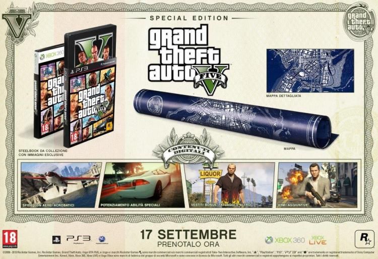Grand Theft Auto V - Special Edition (GTA 5) (PS3)