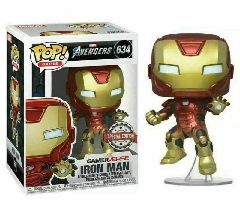 Acquista Funko Pop! - Marvel Avengers - 634 LIMITED EDITION  GAMERVERS IRON MAN - Special Edition - Bobble Head