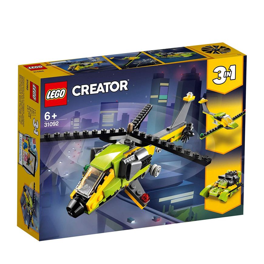 LEGO Creator 3 in 1 - Avventure in Elicottero - 31092