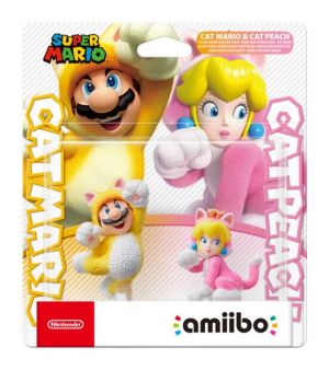 Nintendo Switch Amiibo - Cat Mario & Cat Peach- Serie Super Mario 