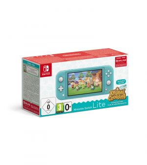 Nintendo Switch Lite Turchese + Animal Crossing New Horizons + Switch Online 3 Mesi 
