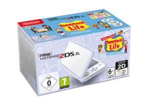New Nintendo 2DS XL - Bianco e Lavanda + Tomodachi Life - Console