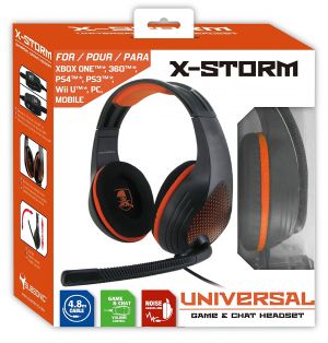 Subsonic - Cuffie X-Storm - Stereo Headset (PS4-Xbox One - PC/MAC - MP3 Players-Mobile-PSVITA-WII U)