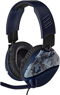 Cuffie Turtle Beach - Ear Force Recon 70N Gaming Headset - Blu Camouflage (Switch - PS4 Pro & PS4 - Xbox One - PC - Mobile)