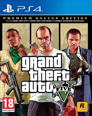 Grand Theft Auto V GTA 5 - Premium Online Edition (GTA V) (PS4)