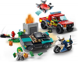 LEGO City - Soccorso Antincendio e Inseguimento della Polizia - 60319