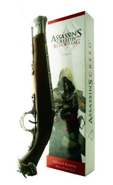 Assassins Creed 4: Edward Kenway Pistola Canna Trombone Decorato Replica (Role Play Gun)