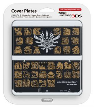 Nintendo New 3DS - Cover Plates - Monster Hunter 4 Nero