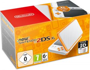New Nintendo 2DS XL - Bianco e Arancione - Console