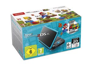 New Nintendo 2DS XL - Nero e Turchese + Super Mario 3D Land - Console