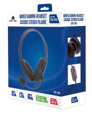 Cuffie Wired SPX-100 V2 Freaks - Nere (PS5/PS4/XBox One/Series X/Switch)