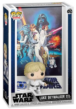 Funko Pop! Movie Poster - Star Wars A New Hope - Luke Skywalker With R2-D2 - 02 - Bobble Heads