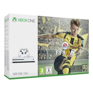 Microsoft Xbox One S + FIFA 17 - Console 500 GB Bianca