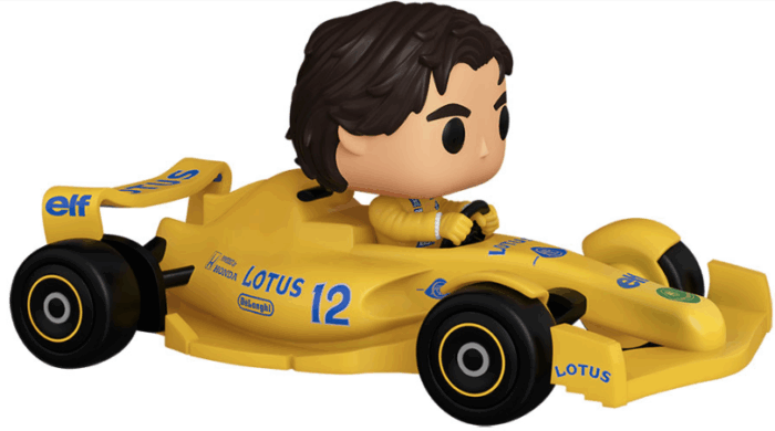 Funko Pop! Rides - Deluxe Ayrton Senna with Lotus 314 - Vinyl Figure - immagine 2