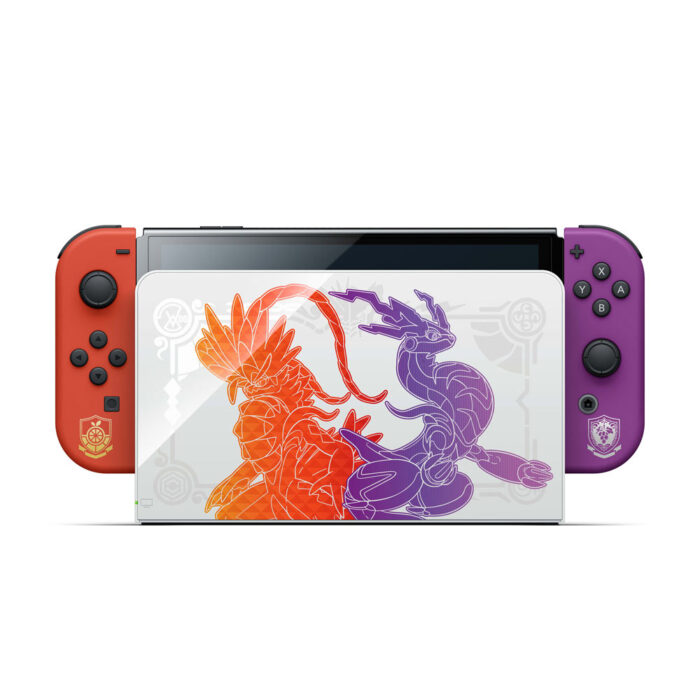 Nintendo Switch (OLED) Edizione Speciale - Pokemon Scarlatto & Violetto - Console - immagine 3
