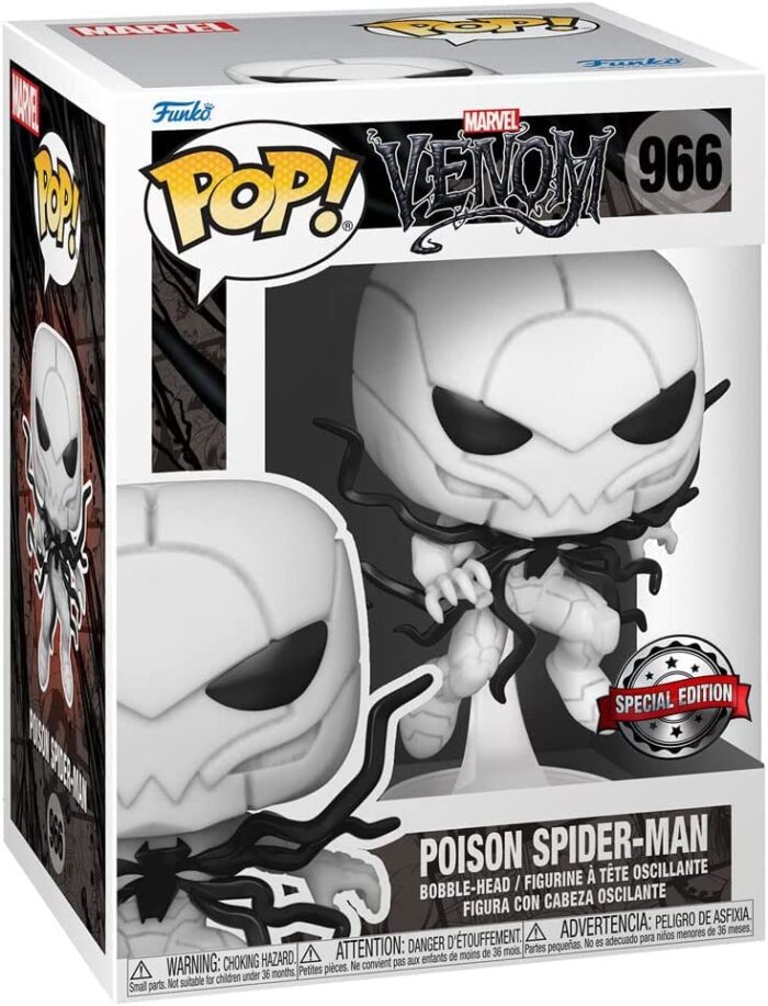 Funko Pop! Marvel Venom - Poison Spider-Man - Special Edition - 966 Bobble Head - immagine 3