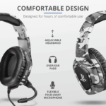 Cuffie GXT 488 Forze-G - Gaming Headset Trust - Grigio (PS4) - immagine 11