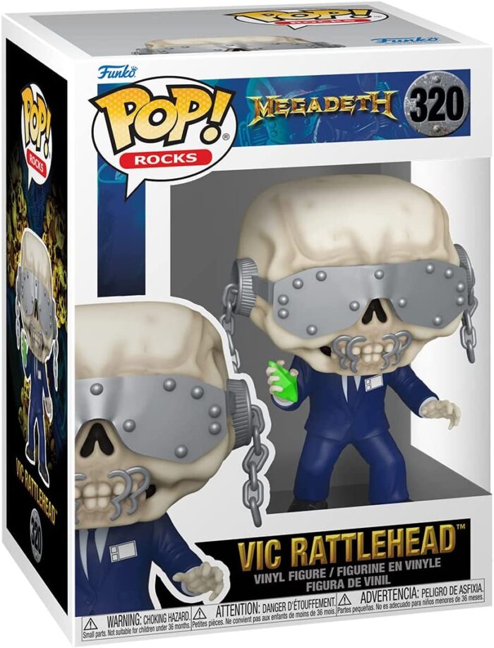 Funko Pop! Rocks Megadeth - Vic Rattlehead - 320 - Vinyl Figure - immagine 2