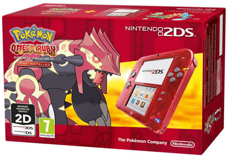 2ds_rosso_tarsp_pokemon_bundle_7.jpg Nintendo 2DS Console - Rosso Trasparente + Pokemon Rubino Omega - immagine 1