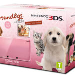 Nintendo 3DS - Rosa Corallo + Nintendogs & Cat (3DS)