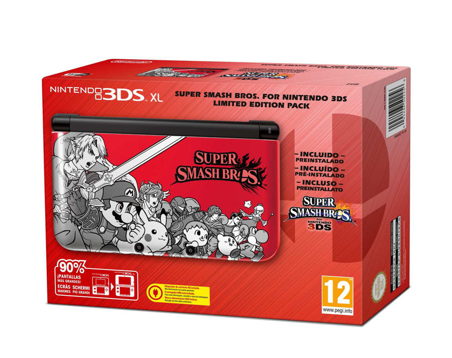 3ds_xl_smash_special_edition_7.jpg Nintendo 3DS XL - Console Super Smash Bros. - Limited Edition Pack - immagine 1
