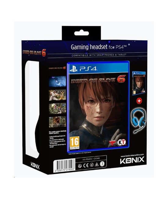 3max_11_12_9.jpg Dead or Alive 6 + Gaming Headset Konix - Cuffie (PS4/Smartphone/Tablet) - immagine 1