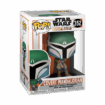 Funko Pop! Star Wars The Mandalorian - Covert Mandalorian - 352 Bobble Head - immagine 3