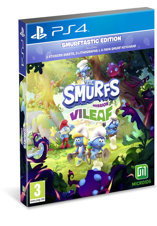 3max_1__122.jpg I Puffi Missione Vilfoglia - Edizione Puffosissima - Limited Edition - (PS4) - immagine 1
