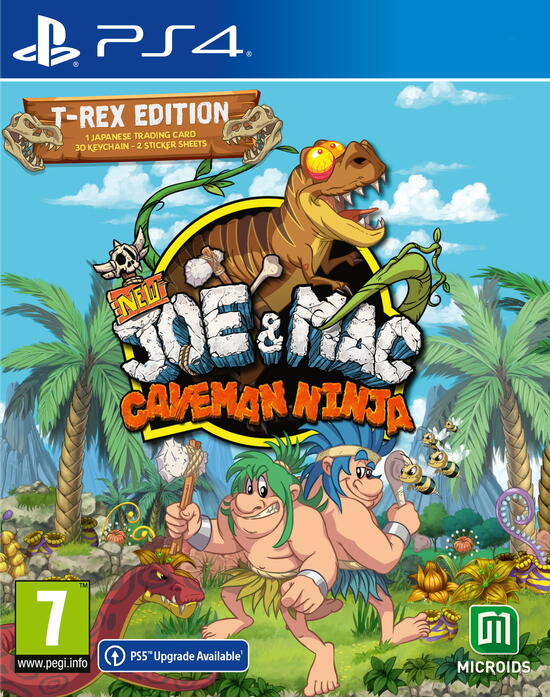 3max_1__2_64.jpg New Joe & Mac - Caveman Ninja - T-Rex Edition (PS4) - immagine 1