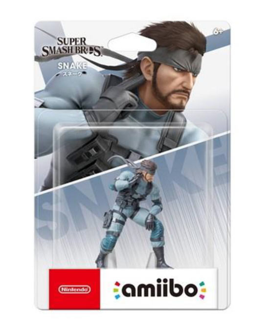 3max_1__5_51_7.jpg Nintendo Amiibo - Snake - Serie Super Smash Bros. Ultimate - immagine 1