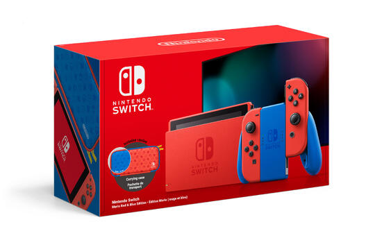 3max_1__7_60_7.jpg Nintendo Switch - Mario Limited Edition (Rosso e Blu) - Console - immagine 1