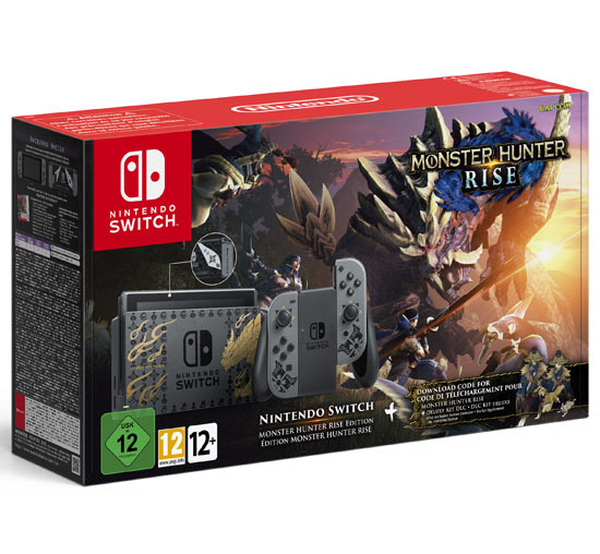 3max_20_31_7.jpg Nintendo Switch - Monster Hunter Rise Edition - Console - immagine 1