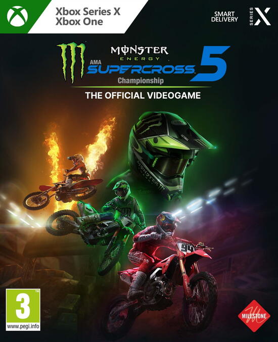3max_55.jpg Monster Energy Supercross - The Official Videogame 5 + Bonus OMAGGIO! (Xbox One) (Xbox Series X) - immagine 1