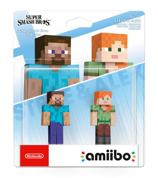 3max_6_31.jpg NINTENDO Amiibo - Steve & Alex - Serie Super Smash Bros. Ultimate - immagine 1