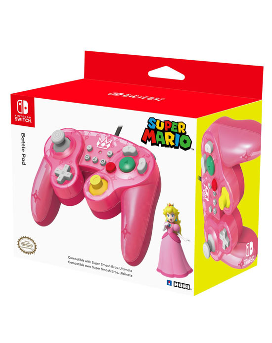 3max_8_29_7.jpg Controller Hori - Battle Pad - Peach (Switch) - immagine 1