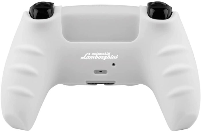 Automobili Lamborghini Silicon Kit Bianco + Set Gommini per Controller (PS5) - immagine 3
