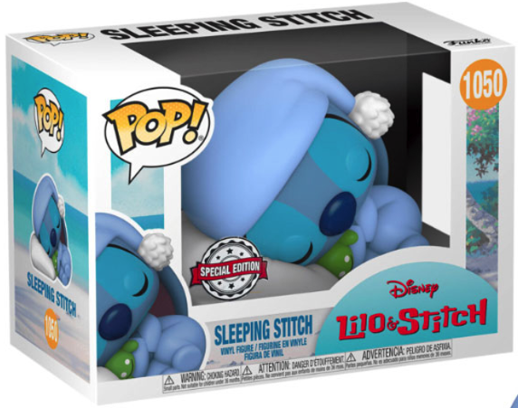 456_3_5.png Funko Pop! - Disney Lilo & Stitch - Sleeping Stitch - 1050 - Vinyl Figure - immagine 1