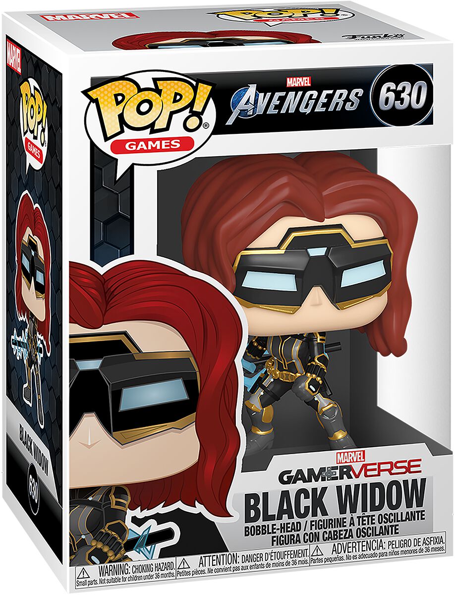 459280a_7.jpg Funko Pop! Games Marvel Avengers - Black Widow - 630 - Bobble Head - immagine 1