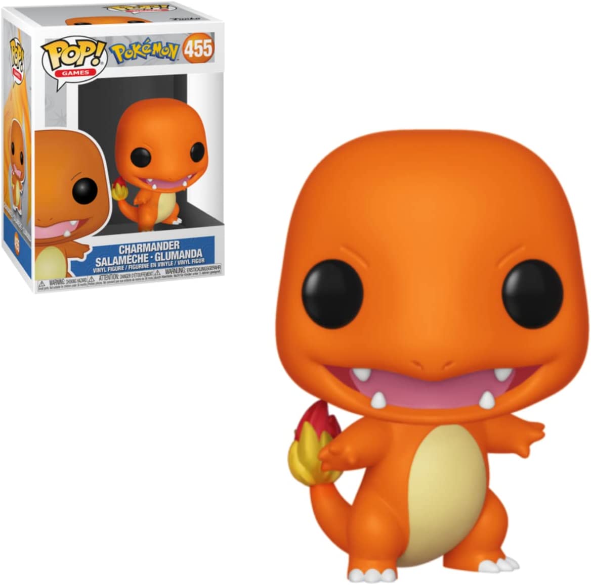 51hkvtyp3dl._ac_sl1280_.jpg Funko Pop! Games Pokémon - Charmander - 455 - Vinyl Figure - immagine 1