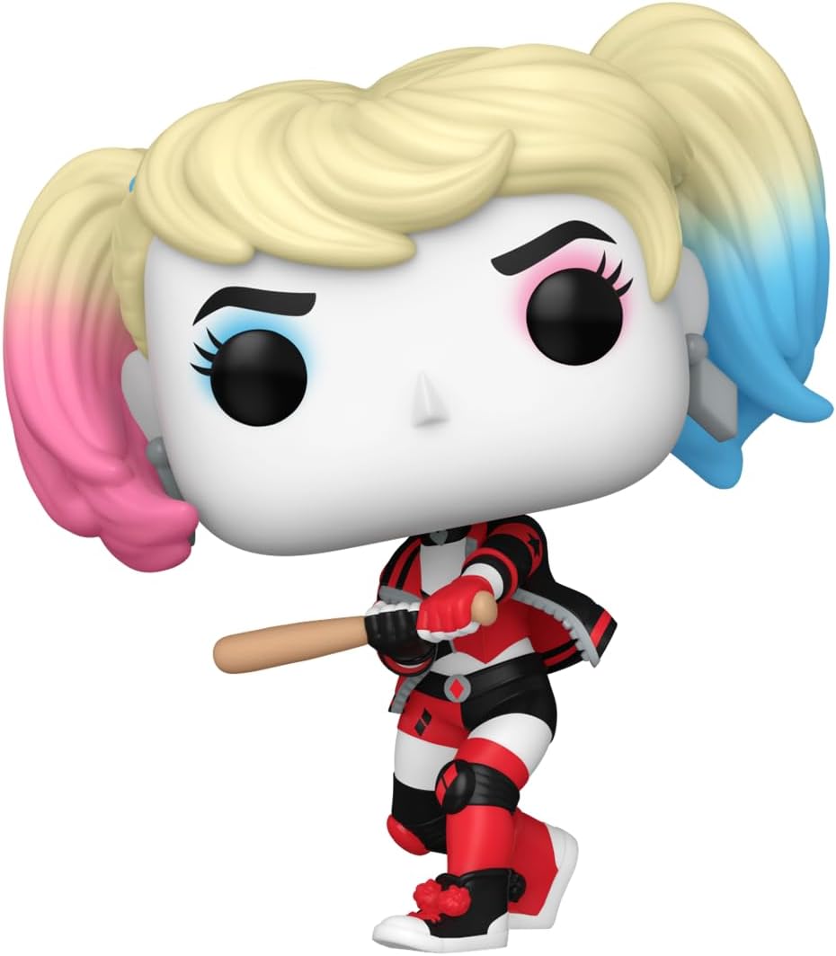 51kw0p0luil._ac_sl1300_.jpg Funko Pop! Heroes DC Harley Quinn - Harley Quinn with Bat - 451 - Vinyl Figure - immagine 1