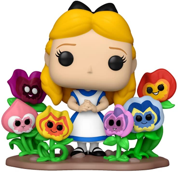 51lsuatieis._ac_sl1000_.jpg Funko Pop! Deluxe - Disney Alice 70th In Wonderland - Alice with Flowers- 1057 - Vinyl Figure - immagine 1