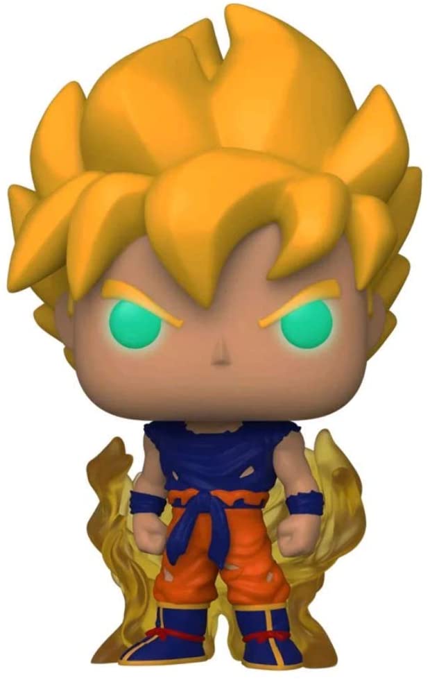 51riigyhlel._ac_sl1000__6.jpg Funko Pop! Animation Dragon Ball Z - Super Saiyan Goku Glows in the Dark - 860 - Special Edition - Vinyl Figure - immagine 1
