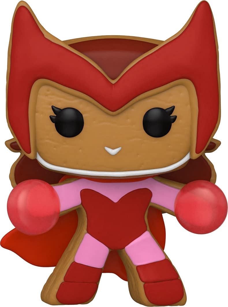 51tc7srhcfl._ac_sl1060_.jpg Funko Pop! Marvel - Gingerbread Scarlet Witch - 940 - Bobble Head - immagine 1