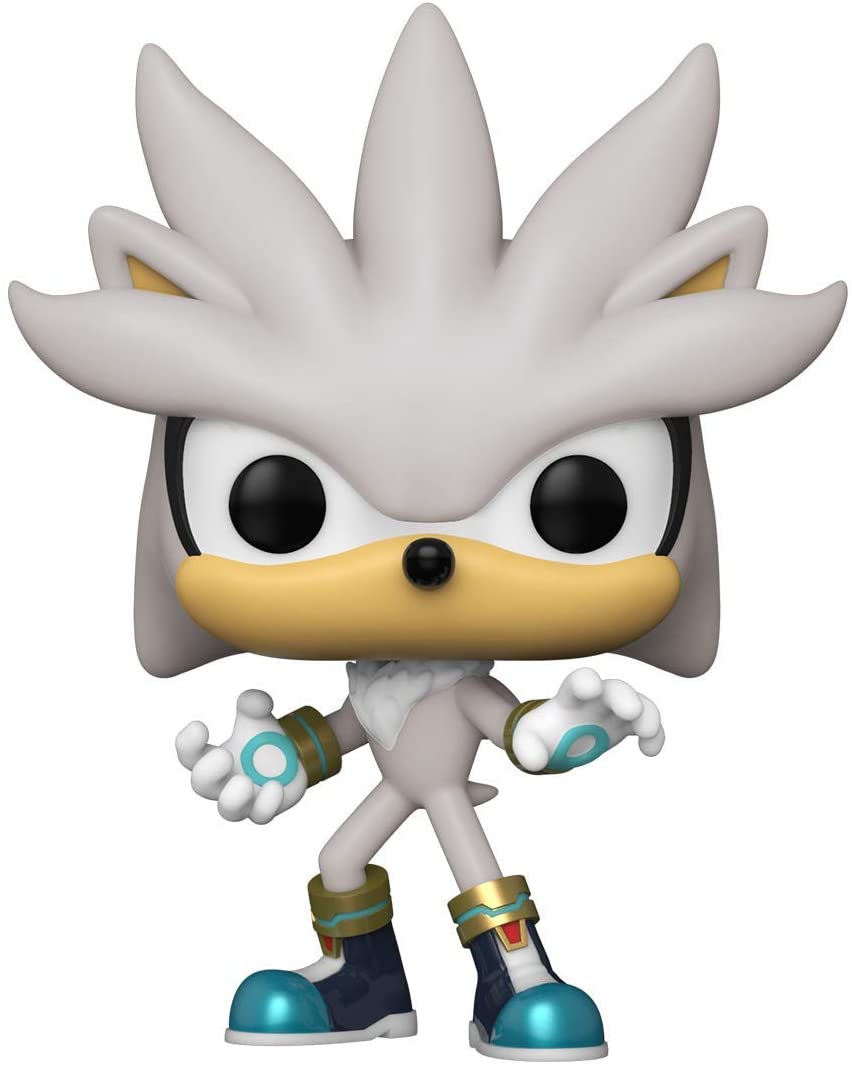 51xfh7rfukl._ac_sl1300__7.jpg Funko Pop! Games - Sonic The Hedgehog - Silver 633 - Vinyl Figure - immagine 1
