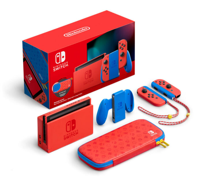 Nintendo Switch - Mario Limited Edition (Rosso e Blu) - Console - immagine 5
