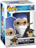 Funko Pop! Disney La Spada nella Roccia - Merlin with Archimeds - 1100 - Vinyl Figure - immagine 2