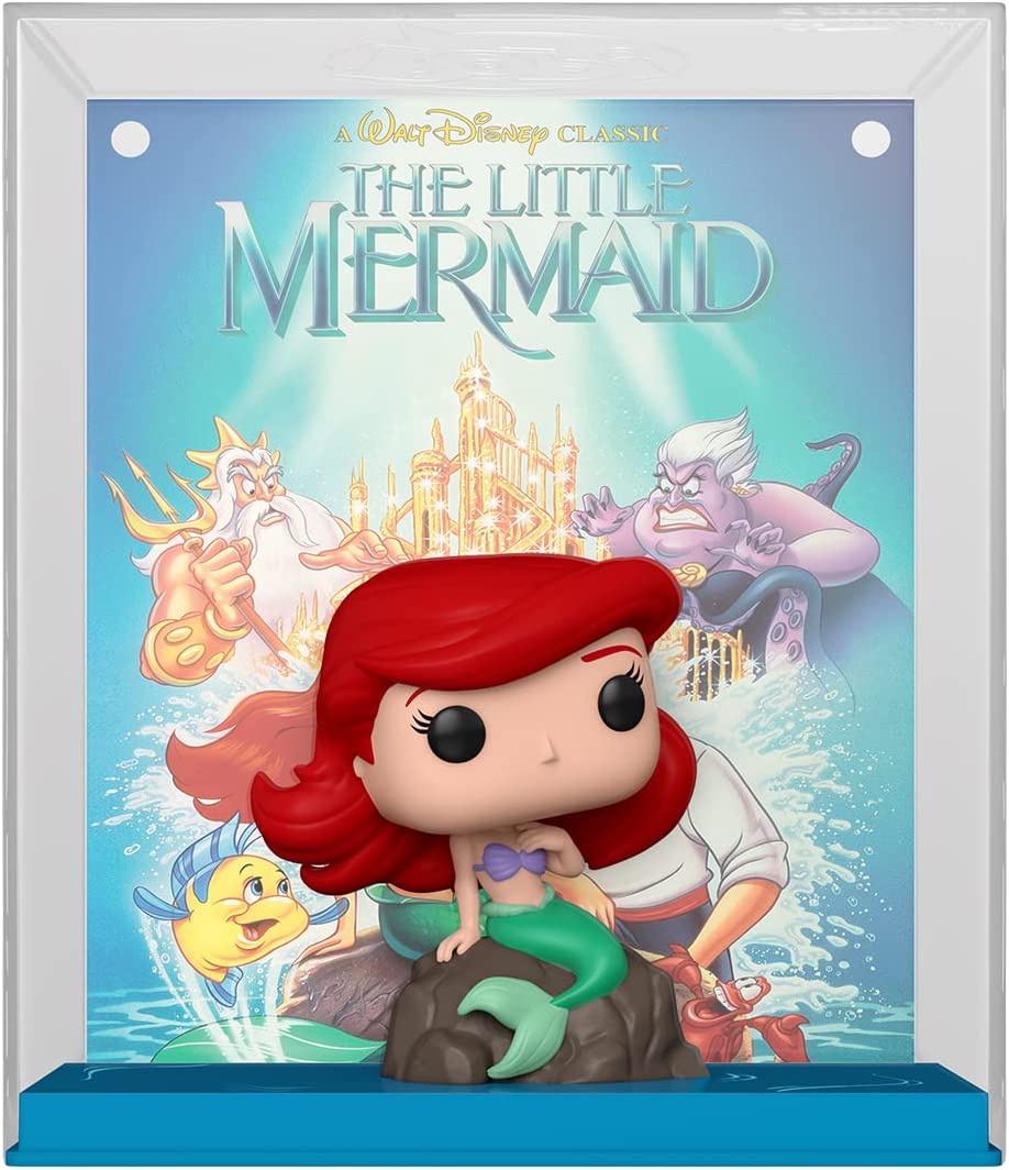 61-e0lotu-l._ac_sl1300_.jpg Funko Pop! VHS Cover - Disney Little Marmaid - Ariel - 12 - Special Edition - Vinyl Figure - immagine 1