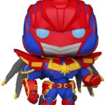 Funko Pop! - Marvel Avengers Mech Strike - Captain Marvel - 831 - Bobble Head